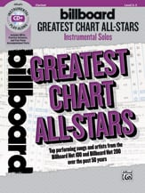 Billboard Greatest Chart All-Stars Instrumental Solos Clarinet BK/CD-ROM cover Thumbnail